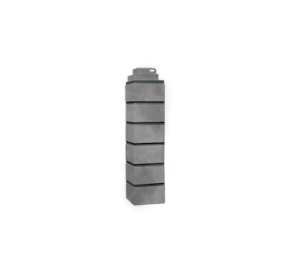 Угол наружный Кирпич Клинкерный 3D Бежево-Серый от производителя  Fineber по цене 564 р