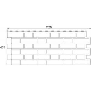 Фасадные панели (цокольный сайдинг) Кирпич Клинкерный 3D Керамически черный от производителя  Fineber по цене 590 р