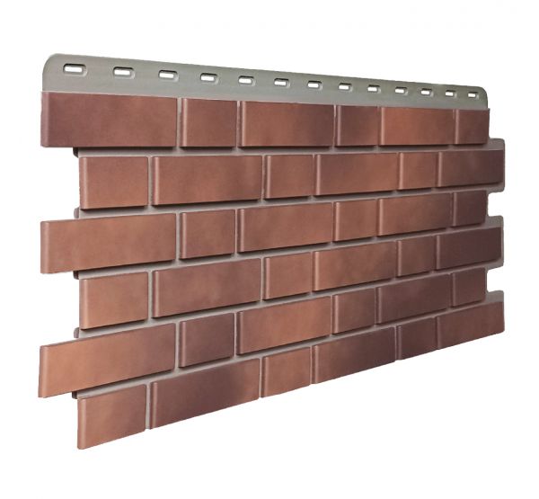 Фасадные панели (цокольный сайдинг) Кирпич Клинкерный 3D Керамически черный от производителя  Fineber по цене 590 р