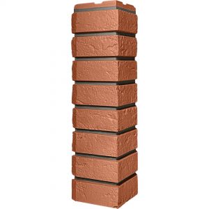 Угол наружный Коллекция кирпич баварский Терракотовый от производителя  Fineber по цене 540 р