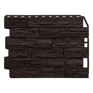 Фасадные панели Скол - Темно-коричневый от производителя Fineber по цене 565 р Фасадные панели Скол - Темно-коричневый от производителя Fineber по цене 565 р