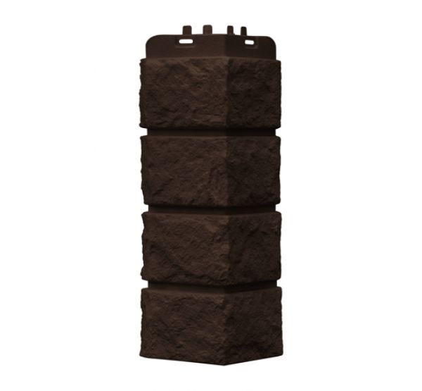 Угол Стандарт Камень колотый Шоколадный (Коричневый) от производителя  Grand Line по цене 492 р