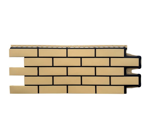 Фасадные панели Премиум клинкерный кирпич Песочный (шов RAL 9005) от производителя  Grand Line по цене 614 р