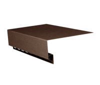 Околооконная планка для Фасадных Панелей Тёмный Дуб Околооконная планка для Фасадных Панелей Тёмный Дуб