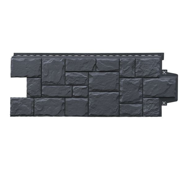 Фасадные панели Стандарт Крупный камень Графит от производителя Grand Line по цене 548 р Фасадные панели Стандарт Крупный камень Графит от производителя Grand Line по цене 548 р