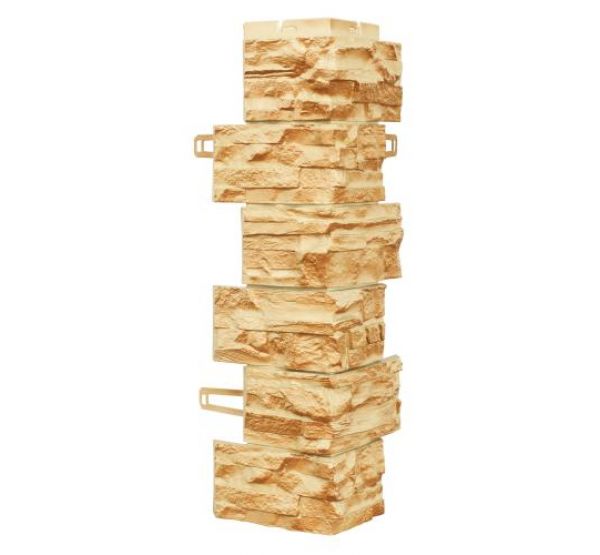 Угол для цокольного сайдинга Скалистый камень - Буффало от производителя  Royal Stone по цене 790 р