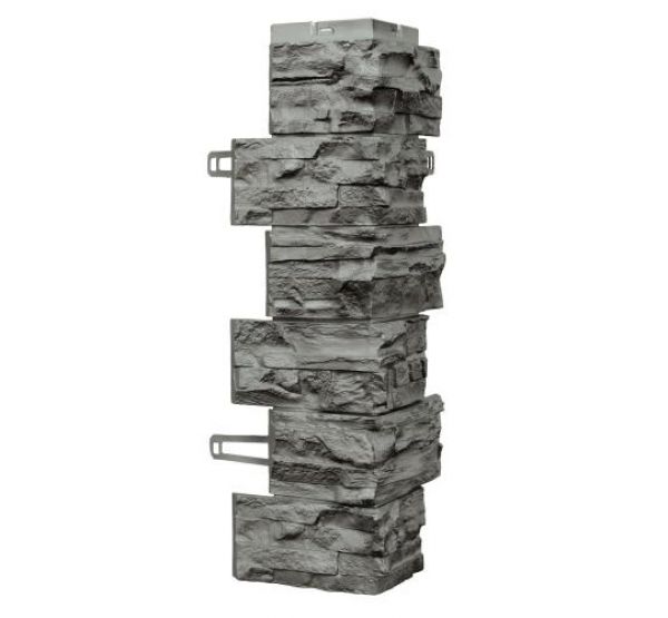 Угол для цокольного сайдинга Скалистый камень - Квебек от производителя  Royal Stone по цене 790 р