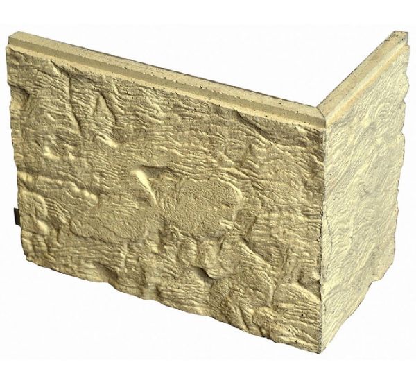 Угловой  элемент «Песчаник» от производителя  «Кирисс Фасад» по цене 336 р