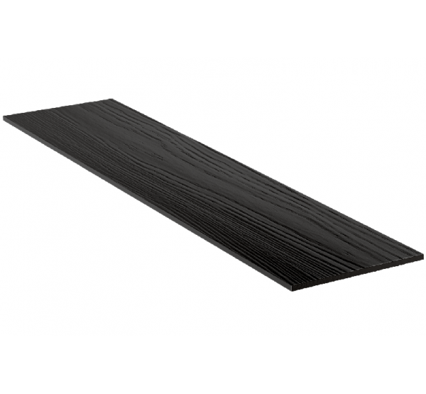 Фиброцементный сайдинг Одноцветный 190х3000х8мм КС 85 Глубокий чёрный от производителя  Фибростар по цене 1 068 р