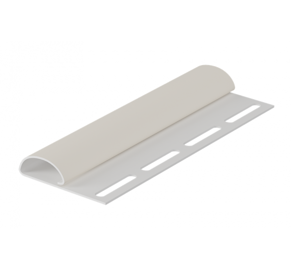 Финишная планка для сайдинга Элит, белая от производителя   по цене 300 р