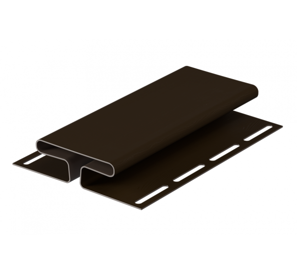 H-профиль Элит для сайдинга, коричневый от производителя по цене 840 р H-профиль Элит для сайдинга, коричневый от производителя по цене 840 р