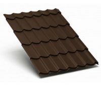 Металлочерепица Valori полиэстер 0,5 сталь RAL 8017 Коричневый Металлочерепица Valori полиэстер 0,5 сталь RAL 8017 Коричневый