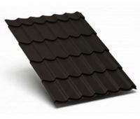 Металлочерепица Valori полиэстер 0,5 сталь RR 32 Тёмно-коричневый Металлочерепица Valori полиэстер 0,5 сталь RR 32 Тёмно-коричневый