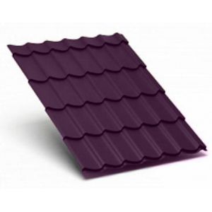 Металлочерепица Valori полиэстер 0,5 сталь RR 779 Баклажан от производителя МеталлПрофиль по цене 870 р Металлочерепица Valori полиэстер 0,5 сталь RR 779 Баклажан от производителя МеталлПрофиль по цене 870 р
