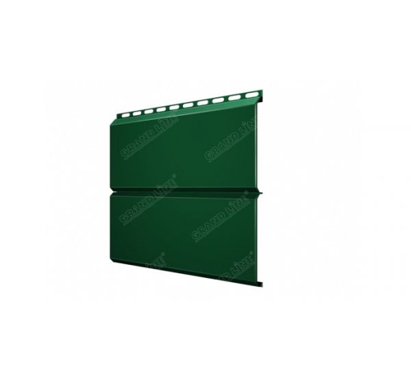 Металлический сайдинг ЭкоБрус 0,45 Drap RAL 6005 Зеленый мох от производителя  Grand Line по цене 1 007 р