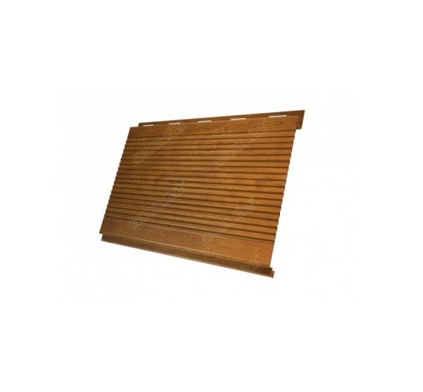 Металлический сайдинг Вертикаль (gofr) 0,45 Print Twincolor Golden Wood от производителя  Grand Line по цене 1 262 р
