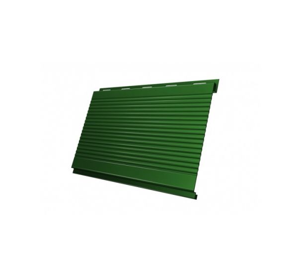 Металлический сайдинг Вертикаль (gofr) 0,45 PE RAL 6002 Лиственно-зеленый от производителя  Grand Line по цене 921 р