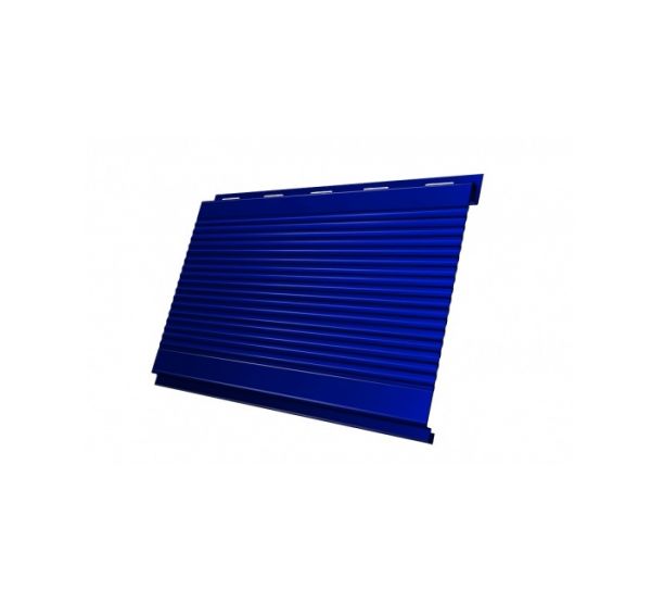 Металлический сайдинг Вертикаль (gofr) 0,45 PE RAL 5002 Ультрамариново-синий от производителя  Grand Line по цене 921 р