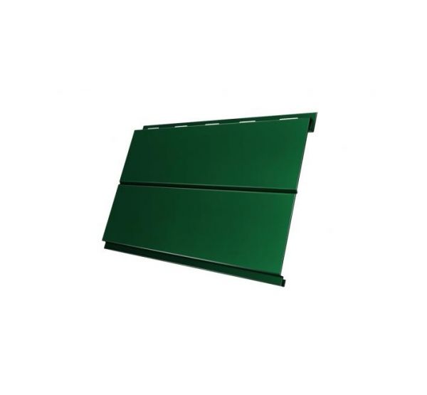 Металлический сайдинг Вертикаль (line) 0,5 Quarzit RAL 6005 Зеленый мох от производителя  Grand Line по цене 1 584 р