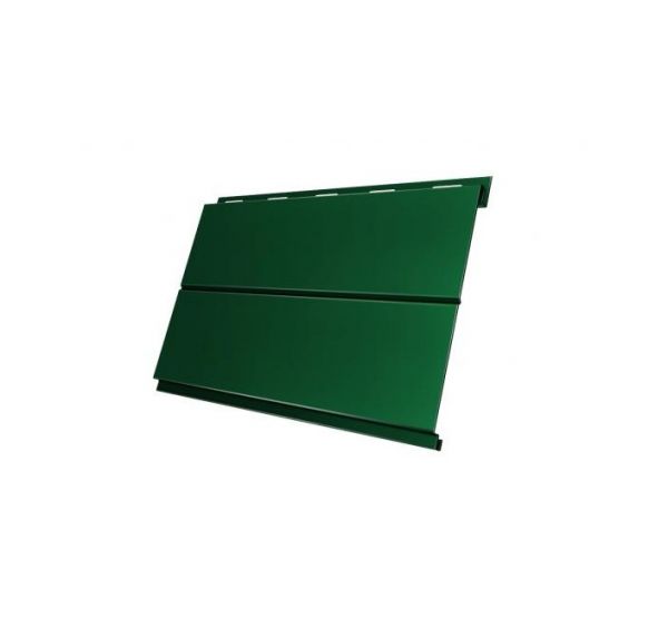 Металлический сайдинг Вертикаль (line) 0,5 Satin RAL 6005 Зеленый мох от производителя  Grand Line по цене 1 036 р