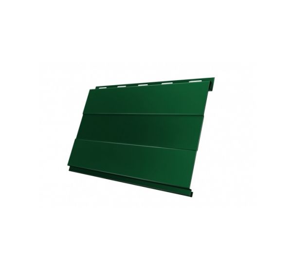 Металлический сайдинг Вертикаль (prof) 0,5 Satin RAL 6005 Зеленый мох от производителя  Grand Line по цене 1 036 р