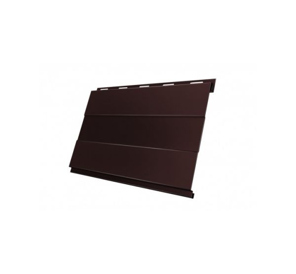 Металлический сайдинг Вертикаль (prof) 0,5 Satin RAL 8017 Шоколад от производителя  Grand Line по цене 1 036 р