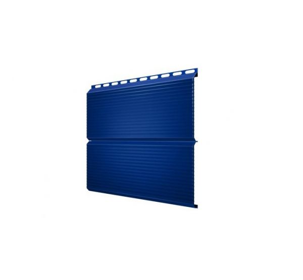 Металлический сайдинг ЭкоБрус Gofr 0,45 PE RAL 5005 Сигнальный синий от производителя  Grand Line по цене 524 р
