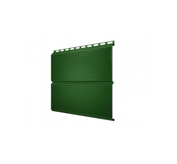 Металлический сайдинг ЭкоБрус Gofr 0,45 PE с пленкой RAL 6002 Лиственно-зеленый от производителя  Grand Line по цене 542 р