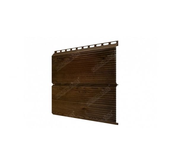 Металлический сайдинг ЭкоБрус Gofr 0,45 Print Twincolor Antique Wood от производителя  Grand Line по цене 847 р