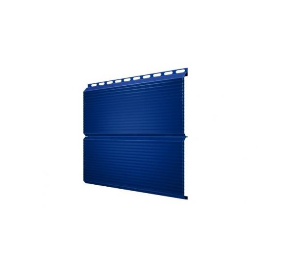 Металлический сайдинг ЭкоБрус Gofr 0,5 Satin RAL 5005 Сигнальный синий от производителя  Grand Line по цене 592 р