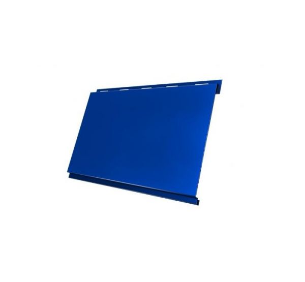 Металлический сайдинг Вертикаль (classic) 0,45 PE RAL 5005 Сигнальный синий от производителя  Grand Line по цене 921 р