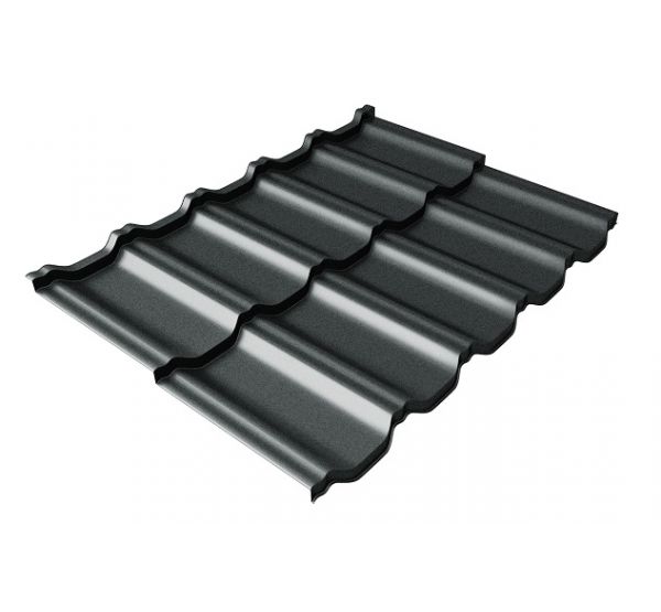 Металлочерепица модульная квинта Uno c 3D резом 0,5 GreenСoat Pural Matt RR2Н3 (RAL 7016 антрацитово-серый) от производителя Grand Line по цене 1 189 р Металлочерепица модульная квинта Uno c 3D резом 0,5 GreenСoat Pural Matt RR2Н3 (RAL 7016 антрацитово-серый) от производителя Grand Line по цене 1 189 р