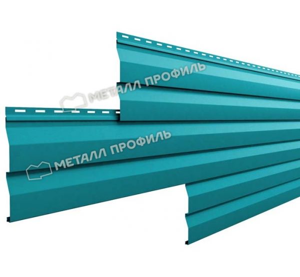 Металлический сайдинг МП СК-14х226 (ПЭ-01-5021-0.45) Синяя вода от производителя  Металл Профиль по цене 721 р