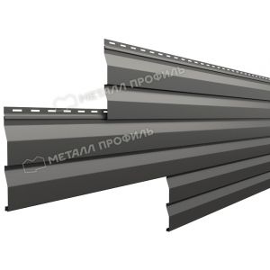 Металлический сайдинг МП СК-14х226 (PURMAN-20-7024-0.5) Серый графит от производителя  Металл Профиль по цене 1 548 р