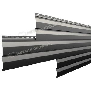 Металлический сайдинг МП СК-14х226 (PURMAN-20-9005-0.5) Черный темный от производителя  Металл Профиль по цене 1 548 р