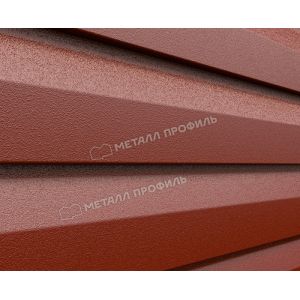 Металлический сайдинг МП СК-14х226 (VikingMP-01-3011-0.45) Коричнево-красный от производителя  Металл Профиль по цене 824 р