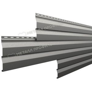 Металлический сайдинг МП СК-14х226 (VikingMP E-20-7024-0.5) Серый графит от производителя  Металл Профиль по цене 1 368 р