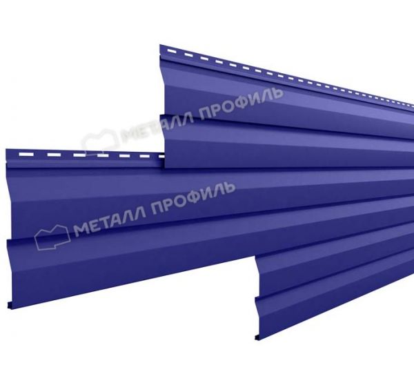 Металлический сайдинг МП СК-14х226 NormanMP (ПЭ-01-5002-0.5) Ультрамарин от производителя  Металл Профиль по цене 905 р