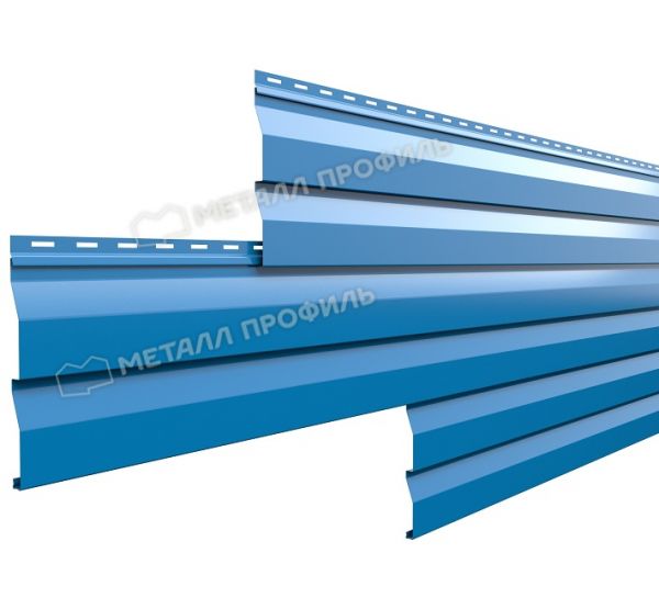 Металлический сайдинг МП СК-14х226 NormanMP (ПЭ-01-5015-0.5) Синее небо от производителя  Металл Профиль по цене 917 р