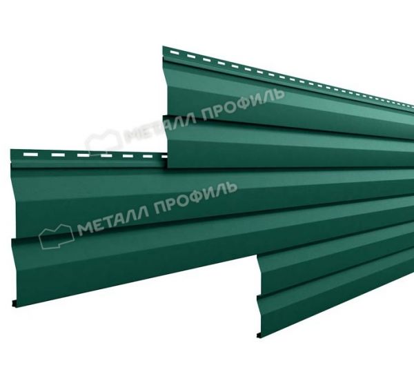 Металлический сайдинг МП СК-14х226 NormanMP (ПЭ-01-6005-0.5) Зеленый мох от производителя  Металл Профиль по цене 905 р