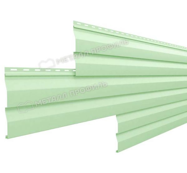 Металлический сайдинг МП СК-14х226 NormanMP (ПЭ-01-6019-0.5) Зеленая пастель от производителя  Металл Профиль по цене 917 р