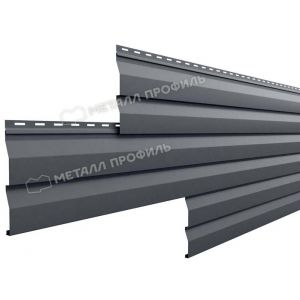 Металлический сайдинг МП СК-14х226 NormanMP (ПЭ-01-7024-0.5) Серый графит от производителя  Металл Профиль по цене 905 р