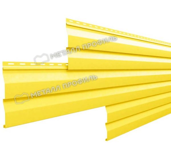 Металлический сайдинг МП СК-14х226 (ПЭ-01-1018-0.5) Желтый цинк от производителя  Металл Профиль по цене 935 р
