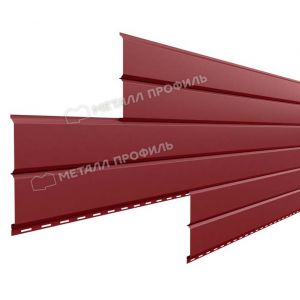 Металлический сайдинг Lбрус-15х240 (ПРМ-03-3011-0.5) Коричнево-красный от производителя  Металл Профиль по цене 875 р