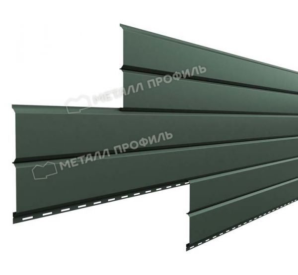 Металлический сайдинг Lбрус-15х240 (ПРМ-03-Pegasus-0.5) Светло-зеленый металлик от производителя  Металл Профиль по цене 875 р