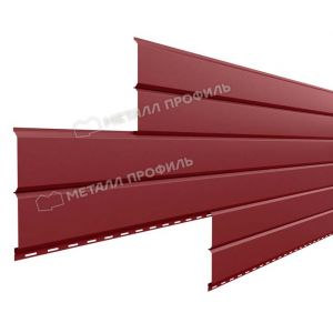 Металлический сайдинг Lбрус-15х240 (PURMAN-20-3011-0.5) Коричнево-красный от производителя  Металл Профиль по цене 1 560 р
