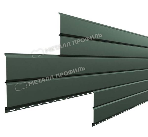 Металлический сайдинг Lбрус-15х240 (PURMAN-20-Tourmalin-0.5) Светло-зеленый металлик от производителя  Металл Профиль по цене 1 560 р