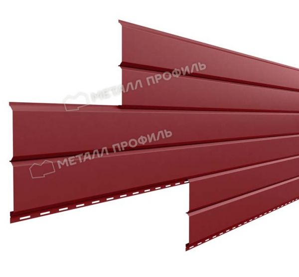Металлический сайдинг Lбрус-15х240 (VikingMP-01-3011-0.45) Коричнево-красный от производителя  Металл Профиль по цене 845 р