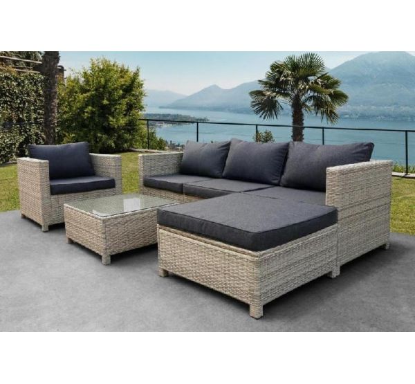 Комплект мебели плетеной из иск. ротанга YR821G Grey/Grey от производителя  Afina по цене 116 460 р