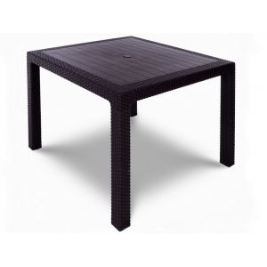 Стол квадратный Quatro Table Венге от производителя  Мебель Yalta по цене 6 240 р